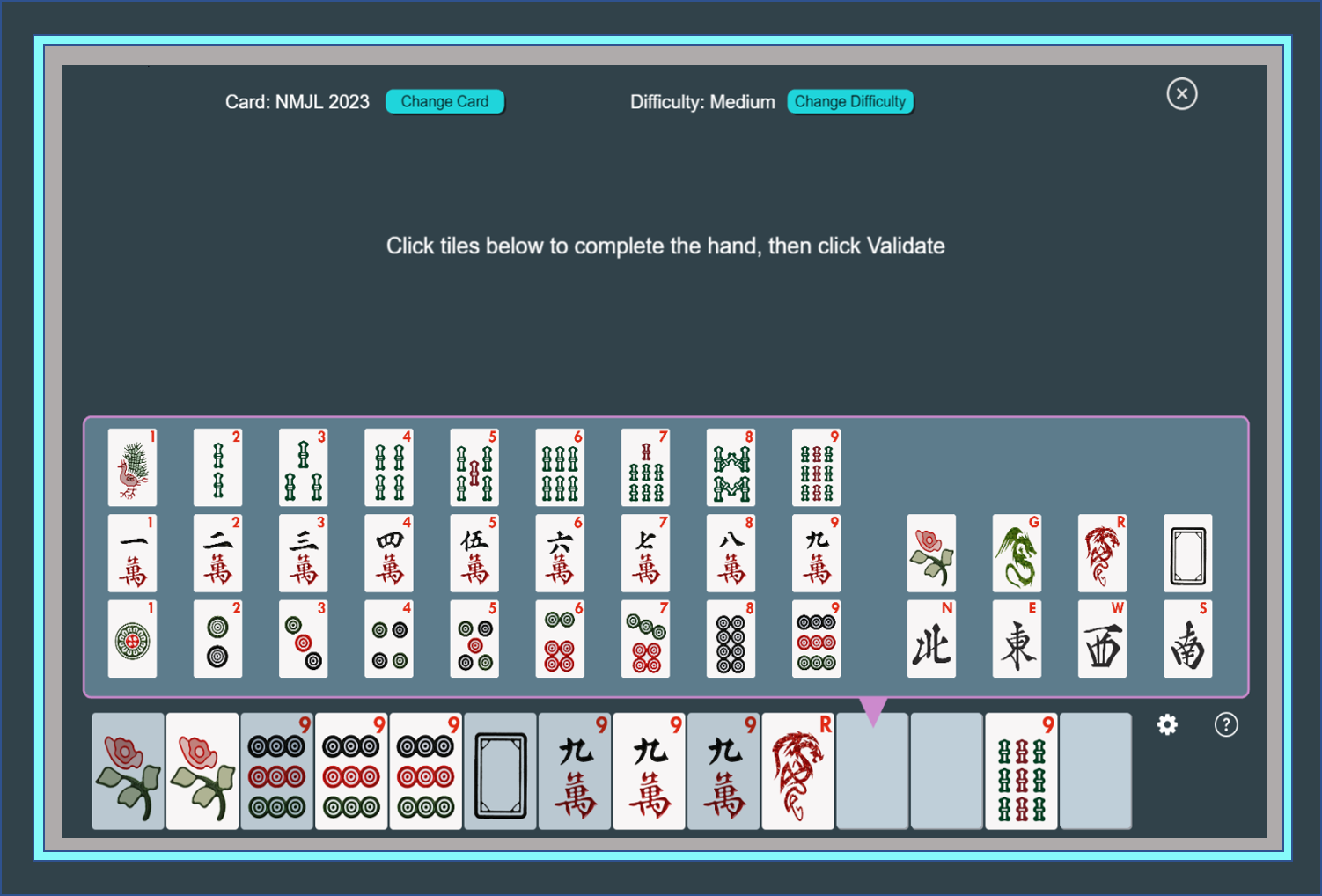 MAHJONG CARDS online game