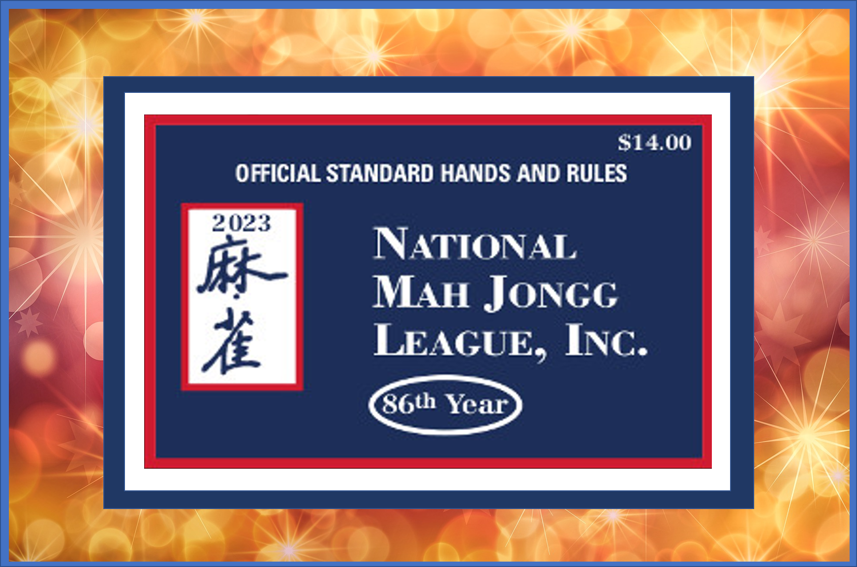 Mah Jongg Card